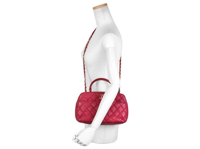 CHANEL Matelasse Coco Mark 2way Bowling Bag No. 23 Rosa - vista 8