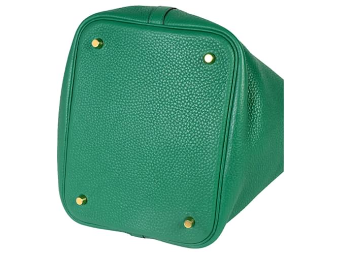 Hermès Borsa Hermes Picotan Lock MM Verde - vista 4