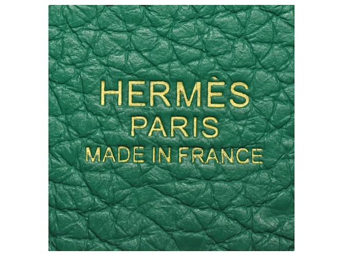 Hermès Borsa Hermes Picotan Lock MM Verde - vista 6