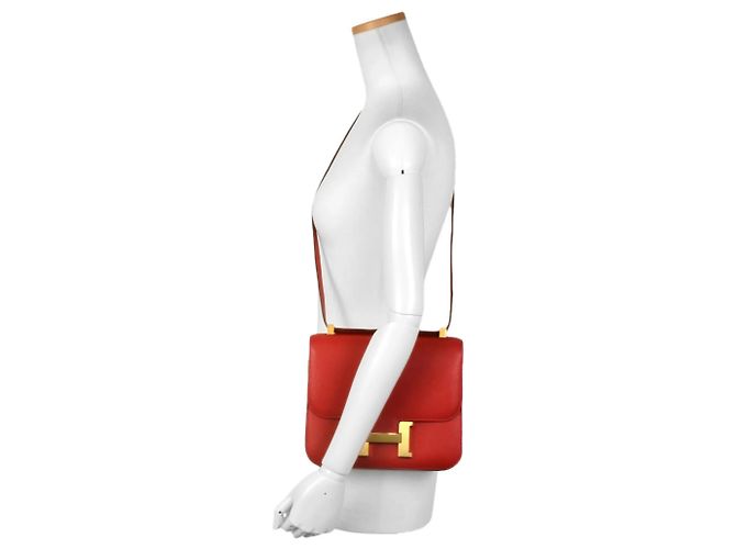 Hermès Hermes Constance Schultertasche in Rot - Ansicht 7