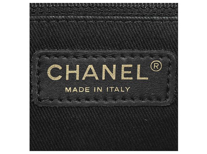 Borsa a Spalla Chanel Chevron V Stitch Coco Mark W Chain Nero - vista 6
