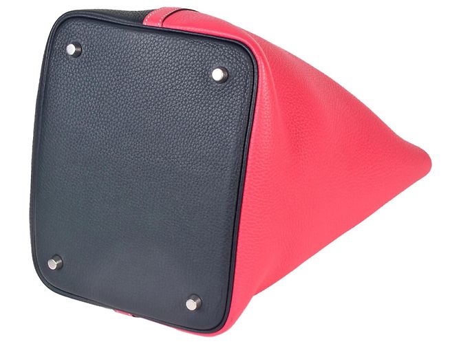 Hermès Hermes Picotin Lock MM Handtasche Pink Blau Marineblau - Ansicht 4
