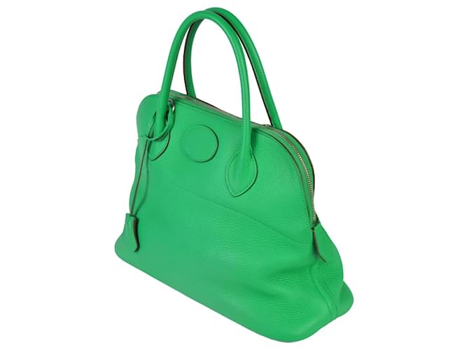 Hermès Borsa Hermes Bolide 31 Verde - vista 2