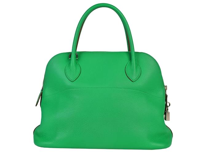 Hermès Borsa Hermes Bolide 31 Verde - vista 3