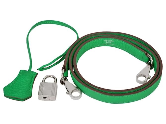 Hermès Borsa Hermes Bolide 31 Verde - vista 8