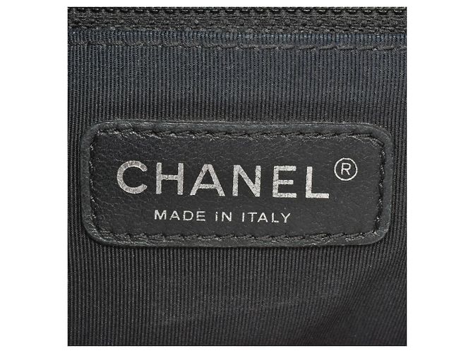 Borsa a Spalla Chanel Boy Chanel Matelasse Coco Mark Chain Nero - vista 6