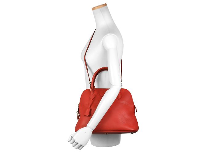 Hermès Borsa HERMES Bolide 31 Rossa Rosso - vista 7