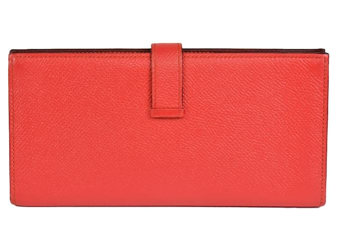 Hermès Bearn Long Wallet Rot - Ansicht 2