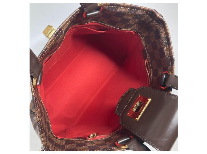 Borsa Louis Vuitton Damier Cabas Roseberry Marrone Damier ebene - vista 10