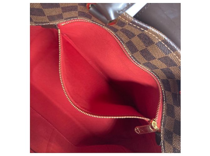 Borsa Louis Vuitton Damier Cabas Roseberry Marrone Damier ebene - vista 14