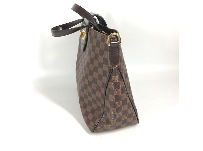 Borsa Louis Vuitton Damier Cabas Roseberry Marrone Damier ebene - vista 3