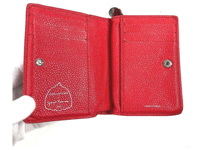 Louis Vuitton Yayoi Kusama Bi-Fold Wallet Weiß Rot - Ansicht 6