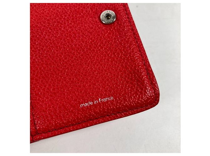 Louis Vuitton Yayoi Kusama Bi-Fold Wallet Weiß Rot - Ansicht 8