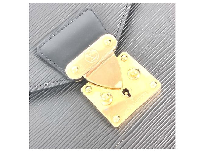 Borsa Louis Vuitton Epi Serviette Ambassador Nero - vista 10