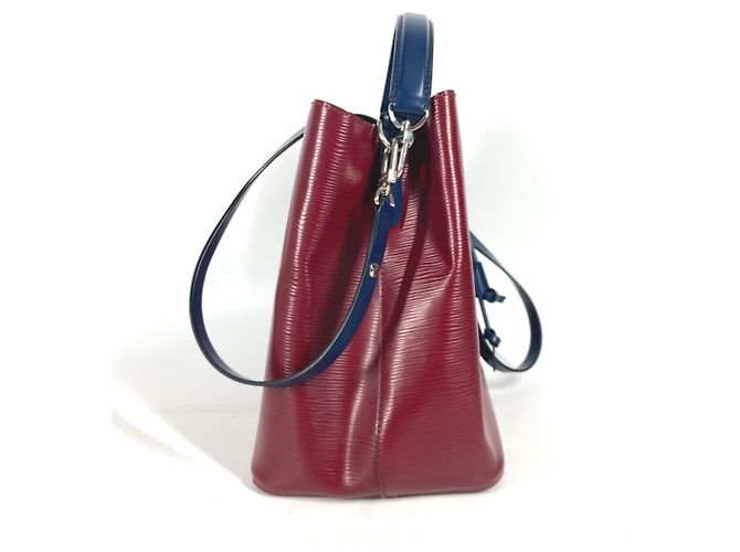 Néonoé Borsa Louis Vuitton M55303 Epi NeoNoe Blu Bordò - vista 2