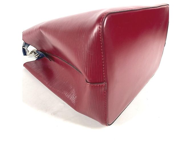 Néonoé Borsa Louis Vuitton M55303 Epi NeoNoe Blu Bordò - vista 6