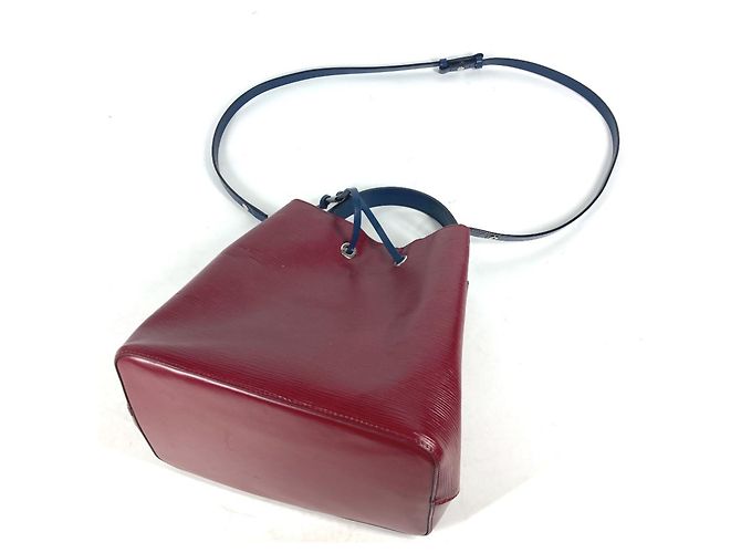 Néonoé Borsa Louis Vuitton M55303 Epi NeoNoe Blu Bordò - vista 7