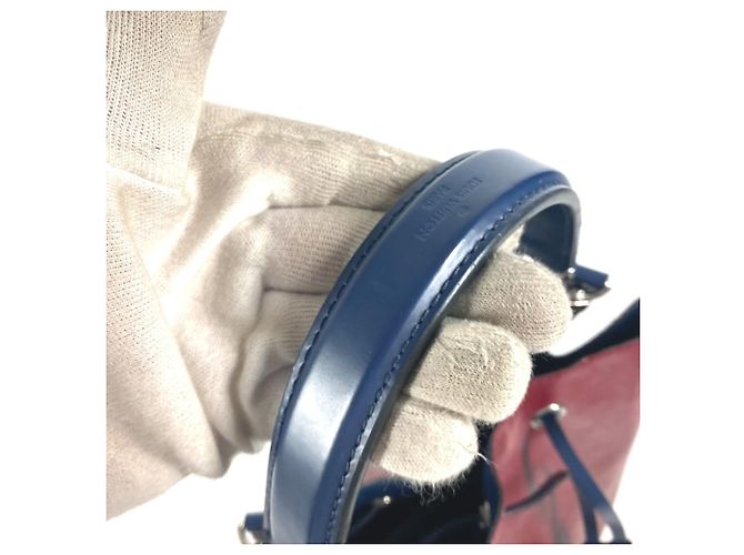 Néonoé Borsa Louis Vuitton M55303 Epi NeoNoe Blu Bordò - vista 8