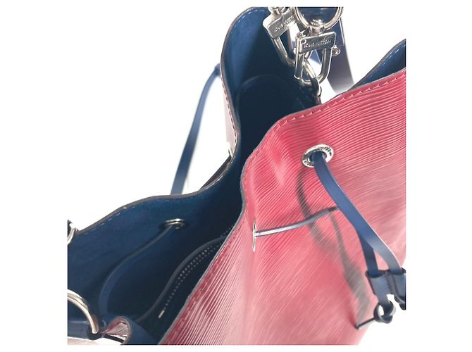 Néonoé Borsa Louis Vuitton M55303 Epi NeoNoe Blu Bordò - vista 9