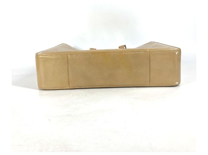 Borsa Tote Louis Vuitton Monogram Vernis Columbus Beige - vista 4