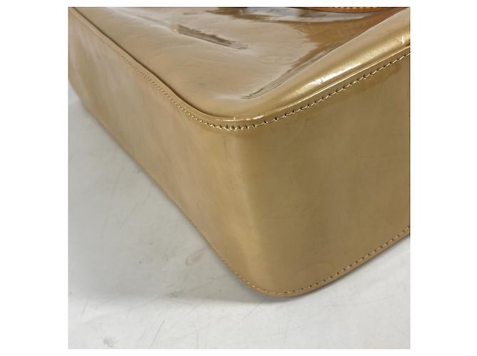 Borsa Tote Louis Vuitton Monogram Vernis Columbus Beige - vista 6