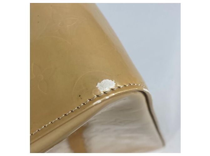 Borsa Tote Louis Vuitton Monogram Vernis Columbus Beige - vista 7