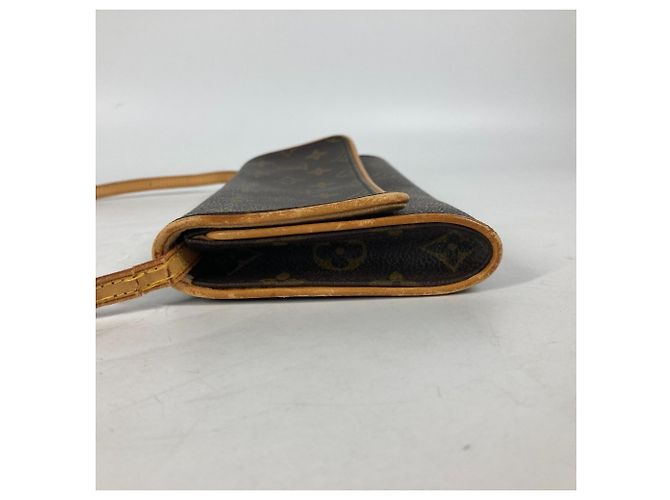 Borsa Louis Vuitton Monogram Pochette Twin GM Marrone - vista 6