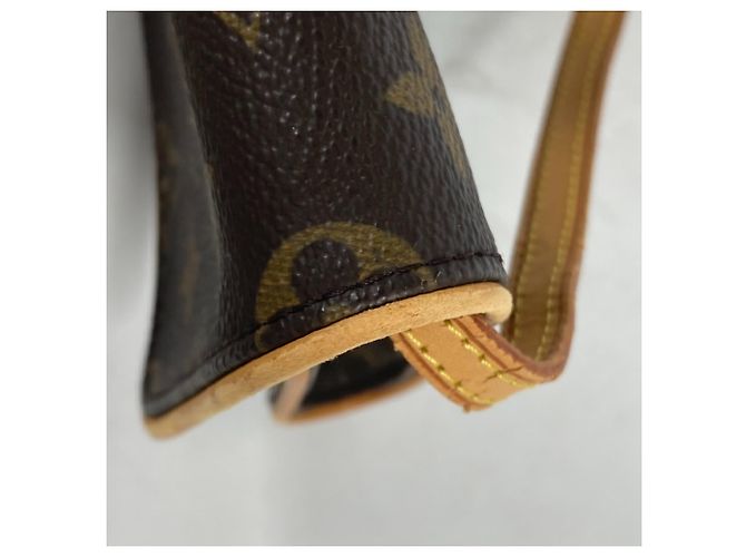Borsa Louis Vuitton Monogram Pochette Twin GM Marrone - vista 9