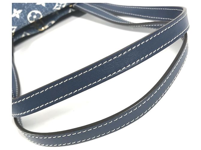 Bolsa Louis Vuitton Monogram Denim Jacquard On the Go MM Branco Azul - vista 13