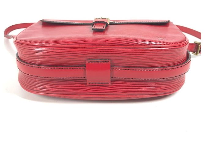 Borsa a tracolla Louis Vuitton Epi Jone Fille Rosso - vista 4