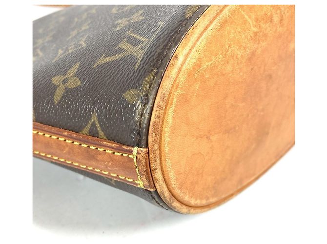 Borsa a tracolla Louis Vuitton Monogram Drouot Pochette Marrone Monogramma - vista 6