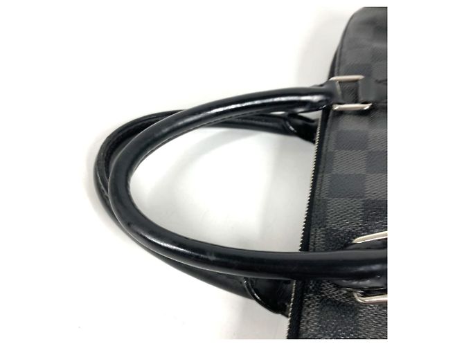 Borsa Port Document Jour Louis Vuitton Damier Graphite Nero - vista 10