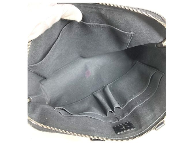 Borsa Port Document Jour Louis Vuitton Damier Graphite Nero - vista 14