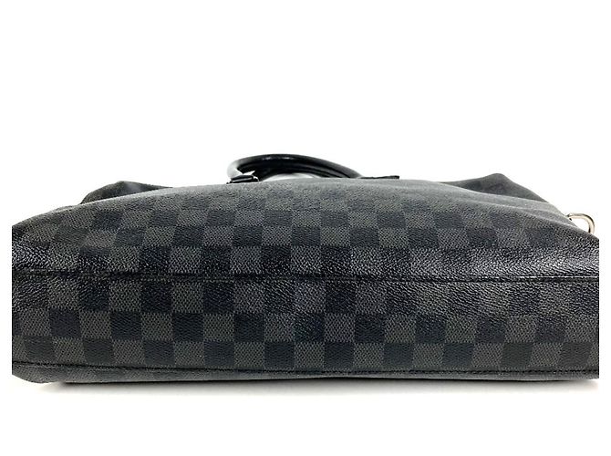 Borsa Port Document Jour Louis Vuitton Damier Graphite Nero - vista 6