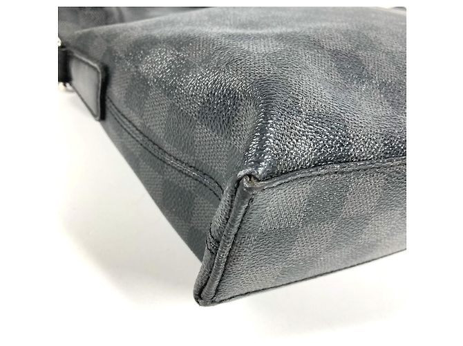 Borsa Port Document Jour Louis Vuitton Damier Graphite Nero - vista 8