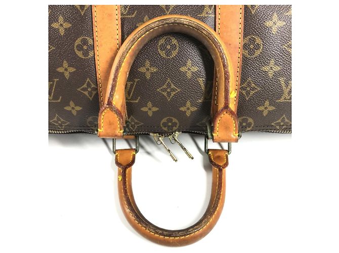 Louis Vuitton Monogram Keepall 45 Tasche Braun Monogramm - Ansicht 16
