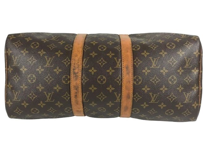 Louis Vuitton Monogram Keepall 45 Tasche Braun Monogramm - Ansicht 4