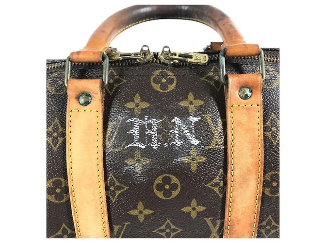 Louis Vuitton Monogram Keepall 45 Tasche Braun Monogramm - Ansicht 5