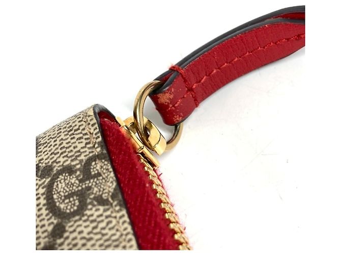 Cartera larga Gucci GG Supreme Bosco Roja Beige - vista 10