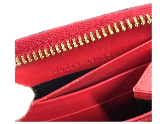 Cartera larga Gucci GG Supreme Bosco Roja Beige - vista 13
