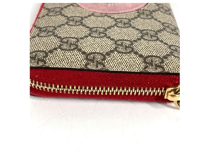 Cartera larga Gucci GG Supreme Bosco Roja Beige - vista 7