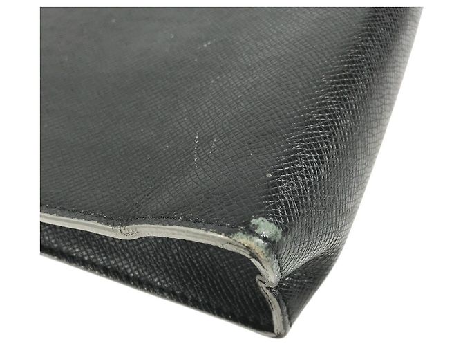Louis Vuitton Taiga Pochette Voyage Second Bag Schwarz Grau - Ansicht 6