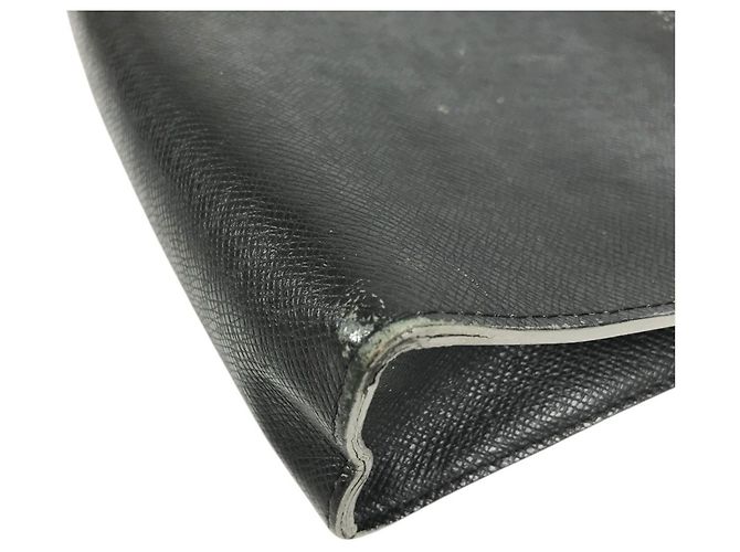 Louis Vuitton Taiga Pochette Voyage Second Bag Schwarz Grau - Ansicht 7