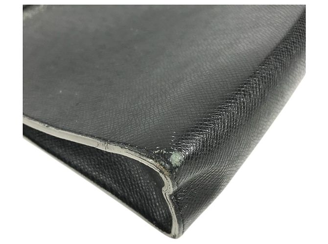 Louis Vuitton Taiga Pochette Voyage Second Bag Schwarz Grau - Ansicht 8