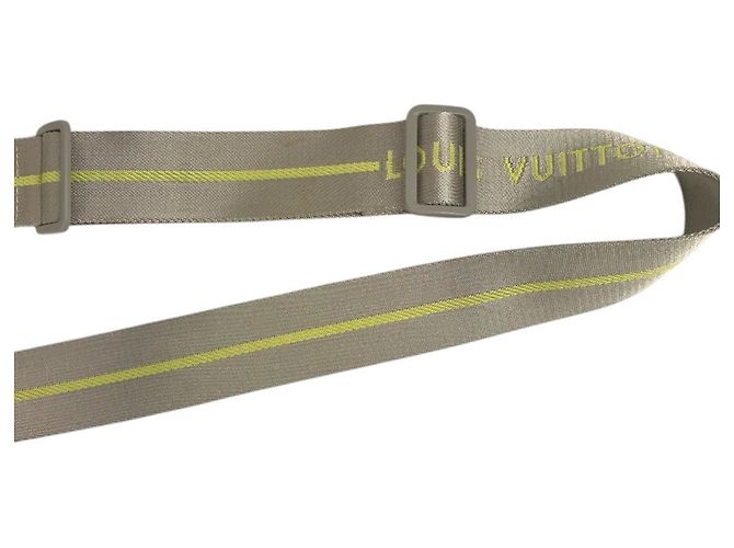Borsa a tracolla Louis Vuitton Damier Geant Weatherly Giallo - vista 13