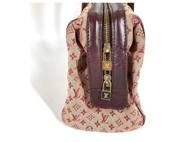 Borsa Louis Vuitton Monogram Mini Josephine PM Rosso Fuschia - vista 4