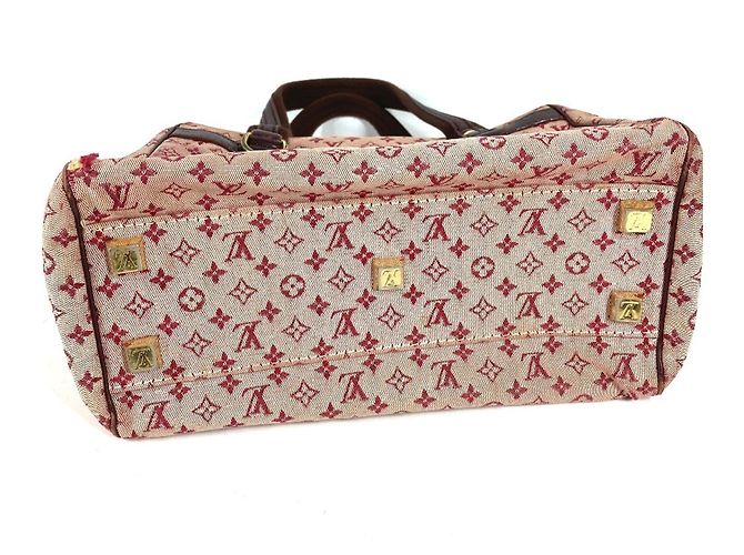 Borsa Louis Vuitton Monogram Mini Josephine PM Rosso Fuschia - vista 7