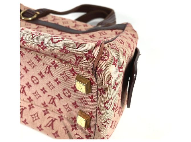 Borsa Louis Vuitton Monogram Mini Josephine PM Rosso Fuschia - vista 8