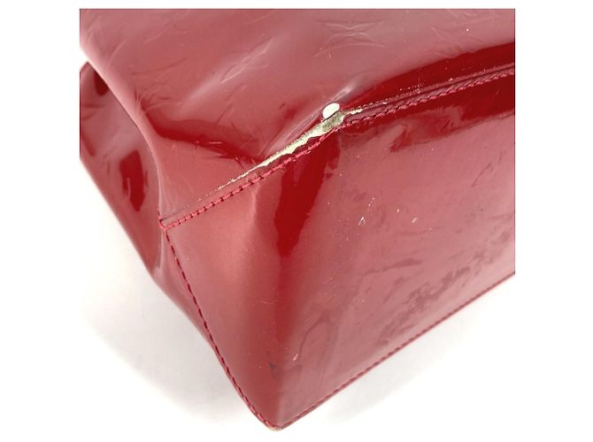 Borsa Tote Louis Vuitton Monogram Vernis Wilshire PM Rosso - vista 7
