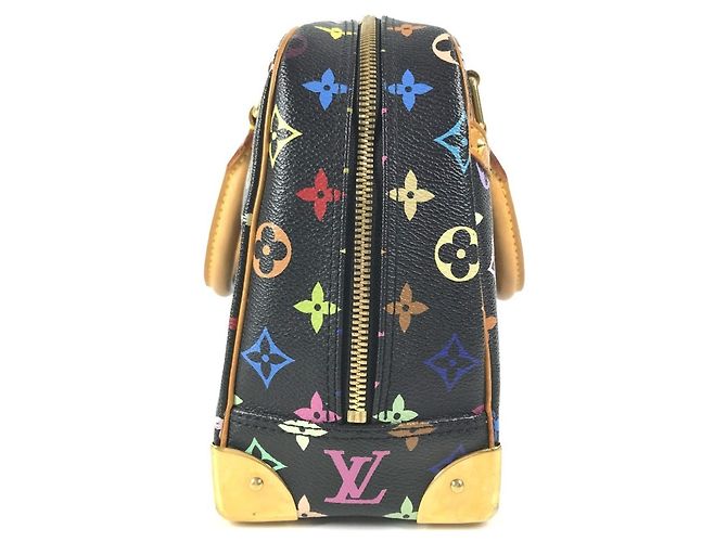 Borsa Louis Vuitton Monogram Multicolor Trouville Nero Multicolore - Ansicht 3